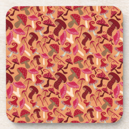 Niedliche Pilze Getränkeuntersetzer