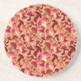 Niedliche Pilze Getränkeuntersetzer