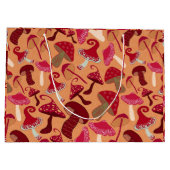 Niedliche Pilze Große Geschenktüte (Rückseite)