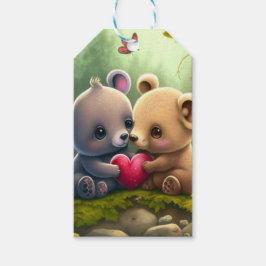 Niedliche Pilze im Wald Geschenkanhänger