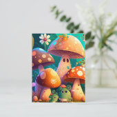 Niedliche Pilze im Wald RSVP Karte (Stehend Vorderseite)