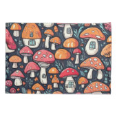 Niedliche Pilze Kissenbezug (Rückseite)