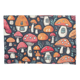 Niedliche Pilze Kissenbezug