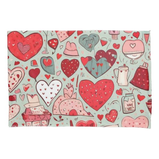 Niedliche Pilze Kissenbezug (Vorderseite)