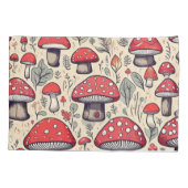 Niedliche Pilze Kissenbezug (Rückseite)