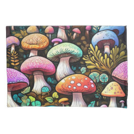 Niedliche Pilze Kissenbezug