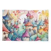 Niedliche Pilze Kissenbezug (Rückseite)