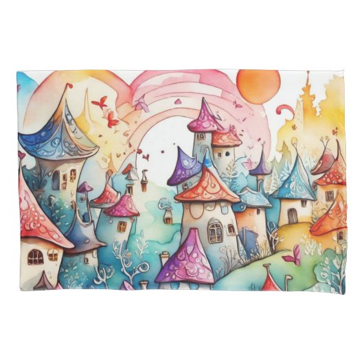 Niedliche Pilze Kissenbezug (Vorderseite)