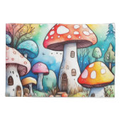 Niedliche Pilze Kissenbezug (Rückseite)