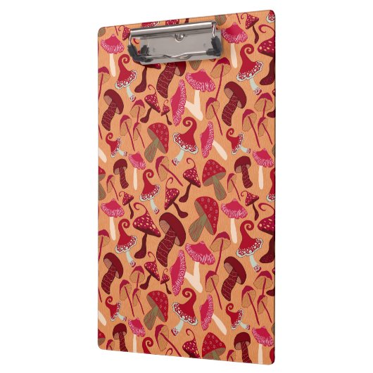 Niedliche Pilze Klemmbrett (Links)