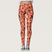 Niedliche Pilze Leggings (Vorderseite)