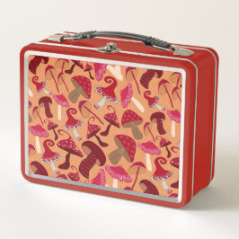 Niedliche Pilze Metall Brotdose