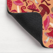 Niedliche Pilze Mousepad (Ecke)