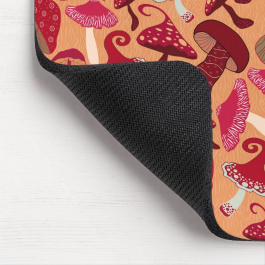 Niedliche Pilze Mousepad (Ecke)