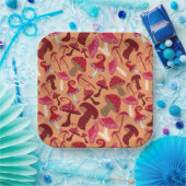 Niedliche Pilze Pappteller (Party)