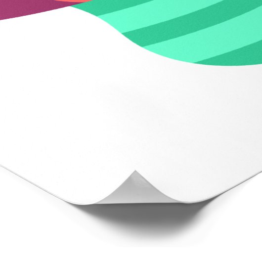 Niedliche Pilze Poster (Ecke)