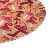 Niedliche Pilze Schneidebrett (Ecke)