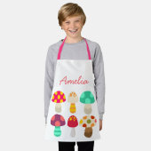 Niedliche Pilze Schürze (Getragen)