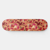 Niedliche Pilze Skateboard (Horizontal)