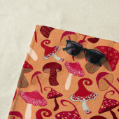 Niedliche Pilze Strandtuch (Beispiel)