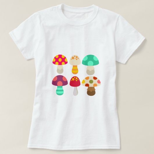 Niedliche Pilze T-Shirt (Design vorne)