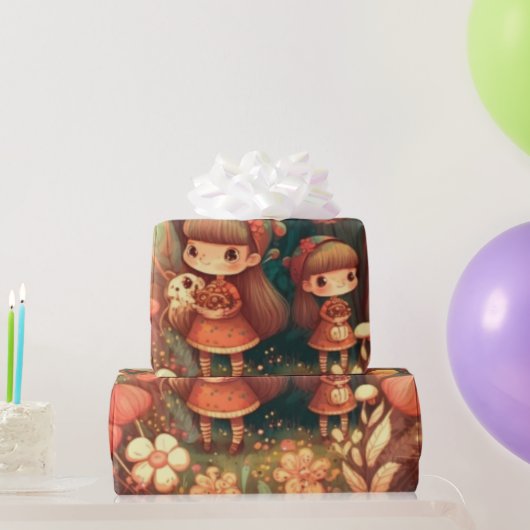 niedliche Pilzkernpapier Geschenkpapier (Partygeschenke)