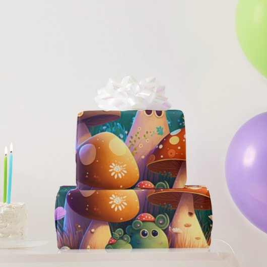 niedliche Pilzkernpapier Geschenkpapier (Partygeschenke)