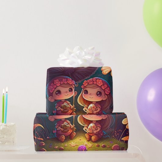 niedliche Pilzkernpapier Geschenkpapier (Partygeschenke)