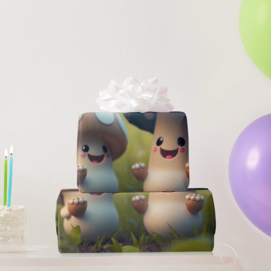 niedliche Pilzkernpapier Geschenkpapier (Partygeschenke)