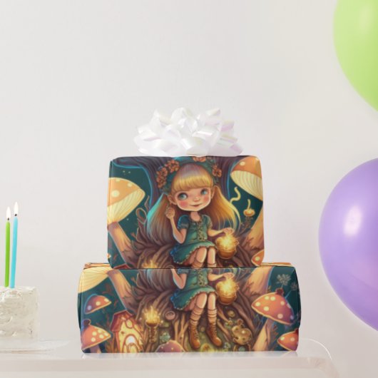 niedliche Pilzkernpapier Geschenkpapier (Partygeschenke)