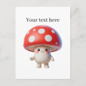 Niedliche Pilzliebhaber Postkarte (Vorderseite)