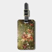 Niedliche Pilzmühle im Wald Gepäckanhänger (Vorderseite vertikal)