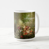 Niedliche Pilzmühle im Wald Kaffeetasse (VorderseiteRechts)