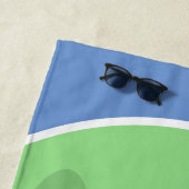 Niedliche Pilzpilze und Toadstools Cartoon Strandtuch (Beispiel)