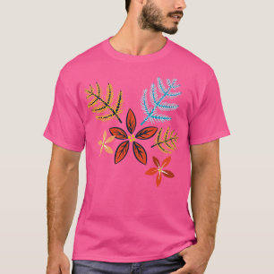 Niedliche Pine Poinsettia T-Shirt