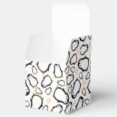 Niedliche Pinguin Baby Dusche Blue Boy Geschenkschachtel (Geöffnet)