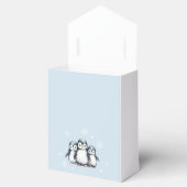 Niedliche Pinguin-Babydusche Geschenkschachtel (Geöffnet)
