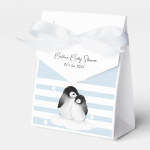 Niedliche Pinguin-Babydusche Geschenkschachtel