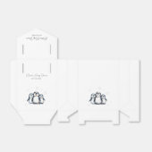 Niedliche Pinguin-Babydusche Geschenkschachtel (Ungefaltet)