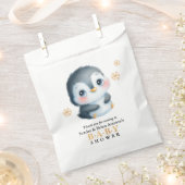 Niedliche Pinguin-Babydusche Geschenktütchen (Ausgeschnitten)