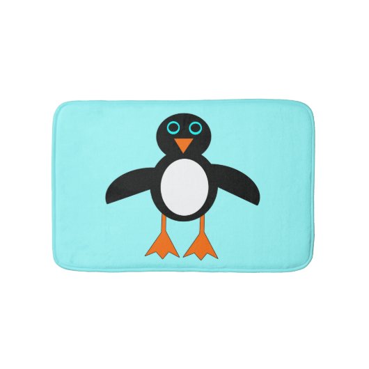 Niedliche Pinguin-Badematte Badematte (Vorderseite)