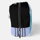 Niedliche Pinguin Black and Blue Watercolor Travel Waschbeutel (Rechts)