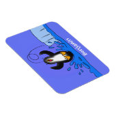Niedliche Pinguin-Cartoon-Illustration Magnet (Rechte Seite)