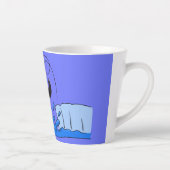 Niedliche Pinguin-Cartoon-Illustration Milchtasse (Rechts)