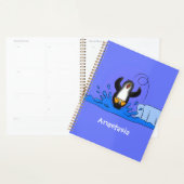 Niedliche Pinguin-Cartoon-Illustration Planer (Anzeige)