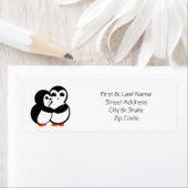 Niedliche Pinguin Couple Hugging (Insitu)