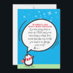 Niedliche Pinguin Funny Birthday Match Problem Car<br><div class="desc">Geburtstage können manchmal schwer zu nehmen... Keine Sorge.. Lass diesem skurrilen niedlichen Pinguin ein Lächeln zu jemandem, den du am Geburtstag Liebe hast. Mit einem albernen - zany mathematischen Problem, das die Verrücktheit des Mittelalters widerspiegelt. Bietet Platz für Ihren persönlichen Gruß innerhalb von Blue Skies ahead. Schließlich ist das beste...</div>