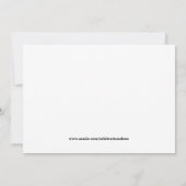 Niedliche Pinguin-Geburtstagsparty Einladung (Rückseite)