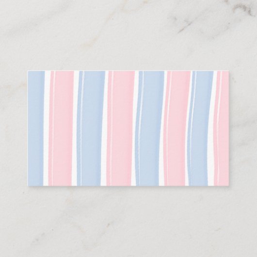 Niedliche Pinguin Gender Reveal Game Diaper Raffle Begleitkarte (Rückseite)