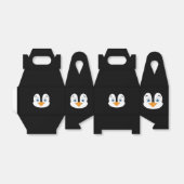 Niedliche Pinguin-Gesichter Geschenkschachtel (Ungefaltet)